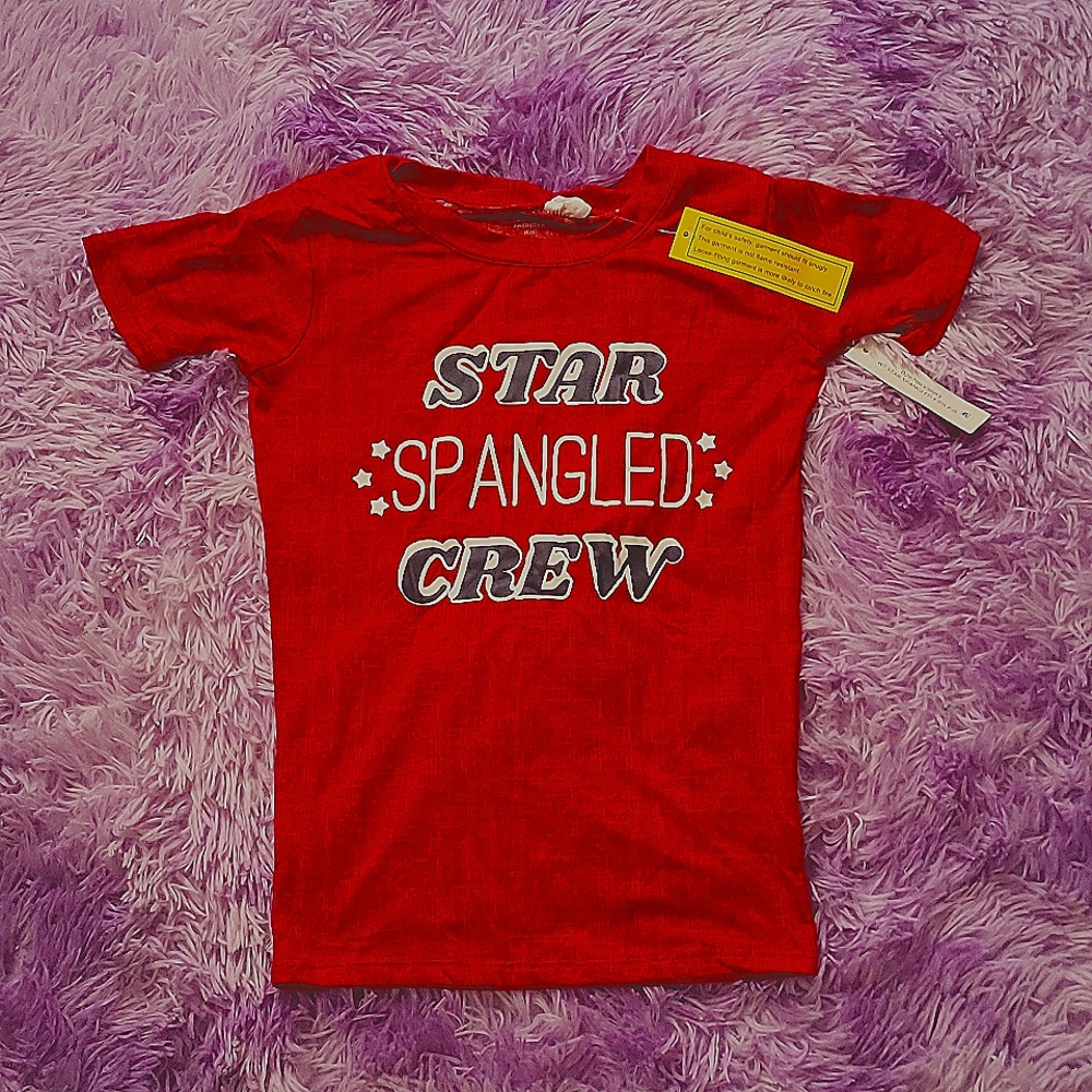Forth of July kids cozy shirt.